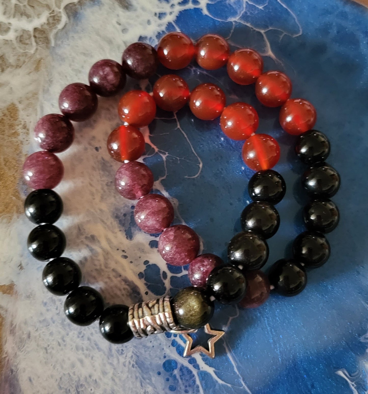 Double wrap Chakra bracelets