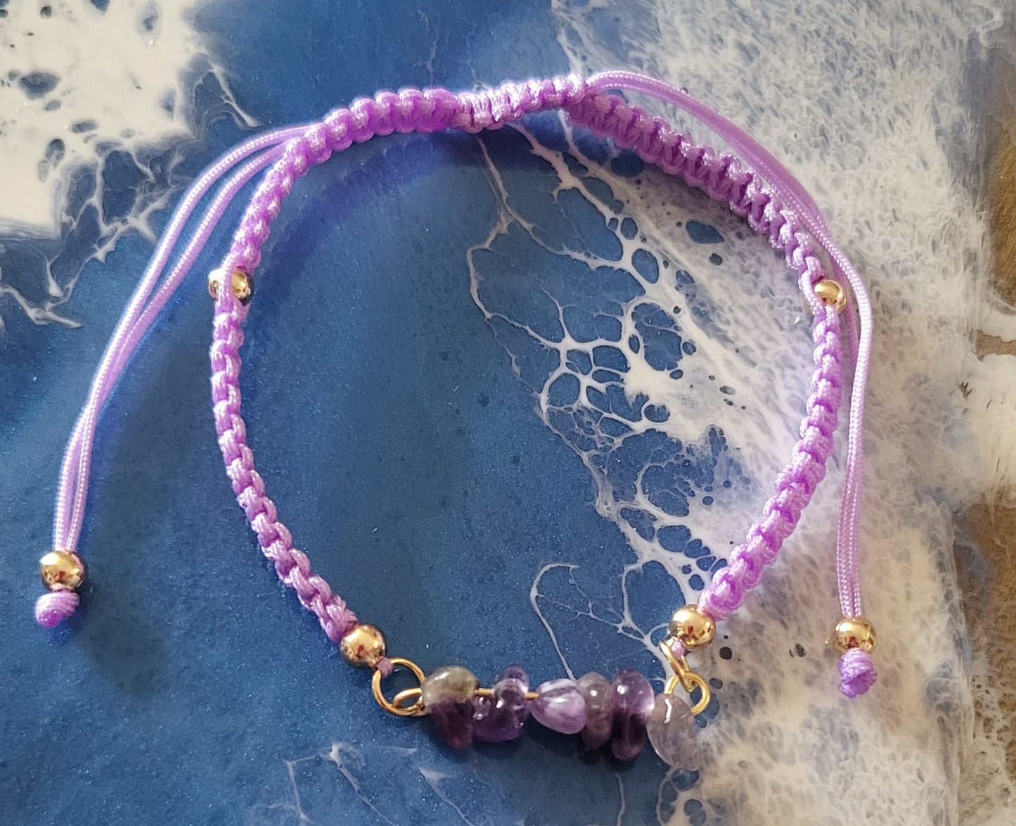 Crystal braided bracelets