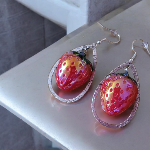 Cherry & Strawberry earrings