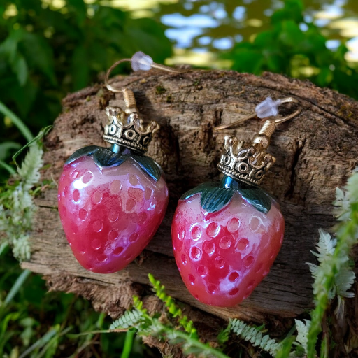 Cherry & Strawberry earrings