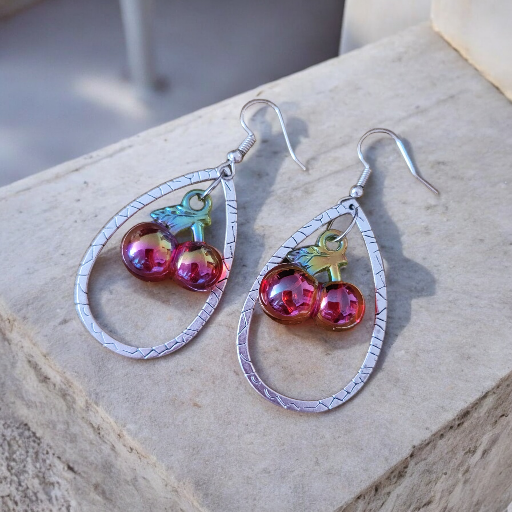 Cherry & Strawberry earrings