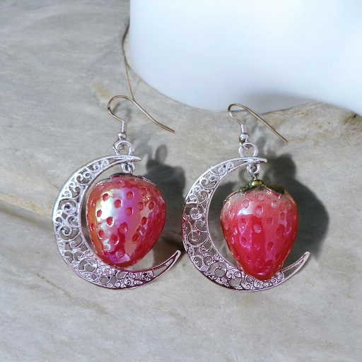 Cherry & Strawberry earrings