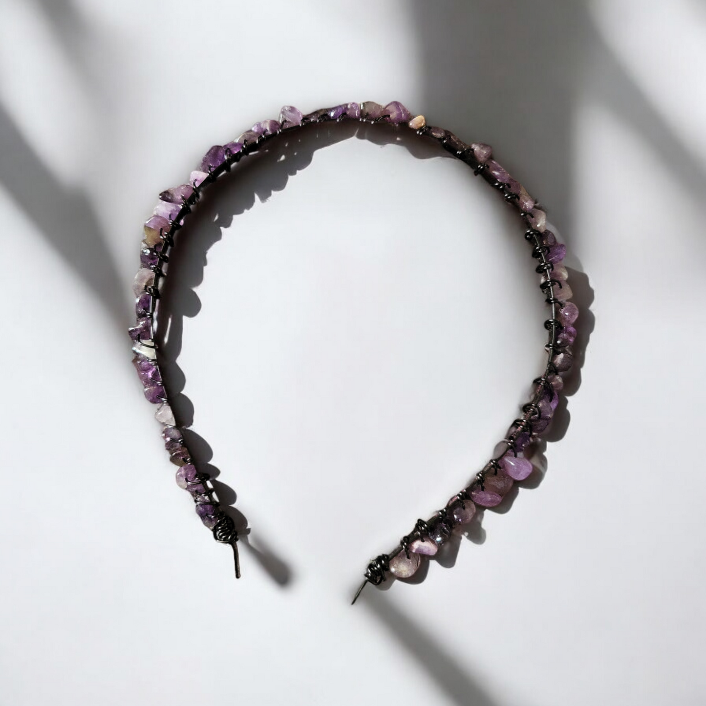 Amethyst crystal Handmade Hairbands